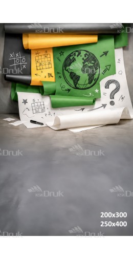 Tło fotograficzne „Kreatywna pracownia szkolna – matematyczno-naukowa inspiracja” | 4167